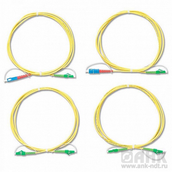 Комплект одномодовых тестовых эталонных шнуров Fluke Networks SRC-9-SCLCAPCKIT (2 SCUPC/LCAPC, 2 LCAPC/LCAPC)