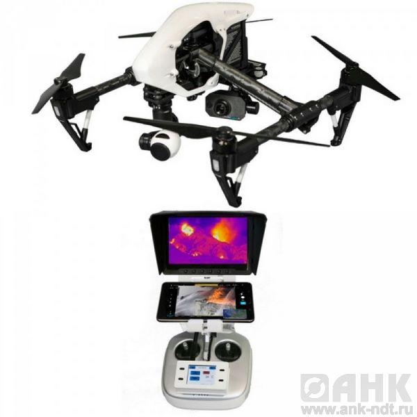 Комплект T08 профессиональный: DJI Inspire 1 и тепловизионная камера FLIR TAU2
