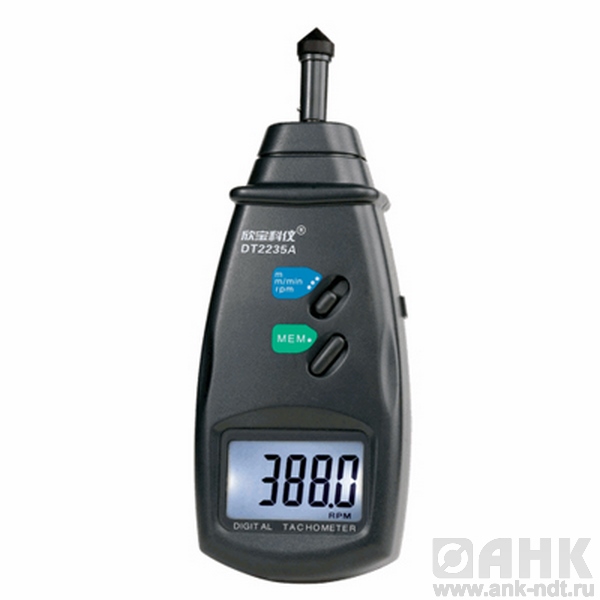 Контактный тахометр и измеритель скорости поверхности DT2235A