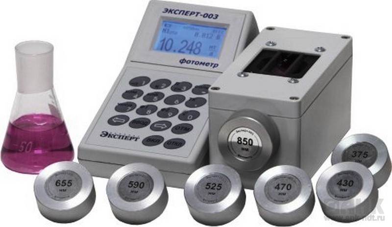 Фотометр Эксперт-003 Комплект №2 «Мутность, цветность, активный хлор» (вода плавательных бассейнов)