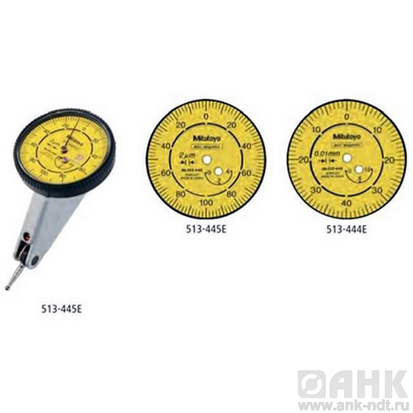 Индикаторы рычажно-зубчатые бокового типа (с наклоном шкалы 20°) Серия 513