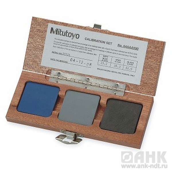Mitutoyo 64AAA590 комплект мер твёрдости Шора тип D (3 шт НD)