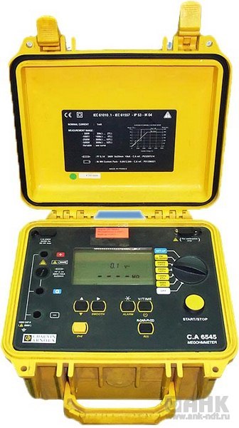 C.A 6545 — мегаомметр