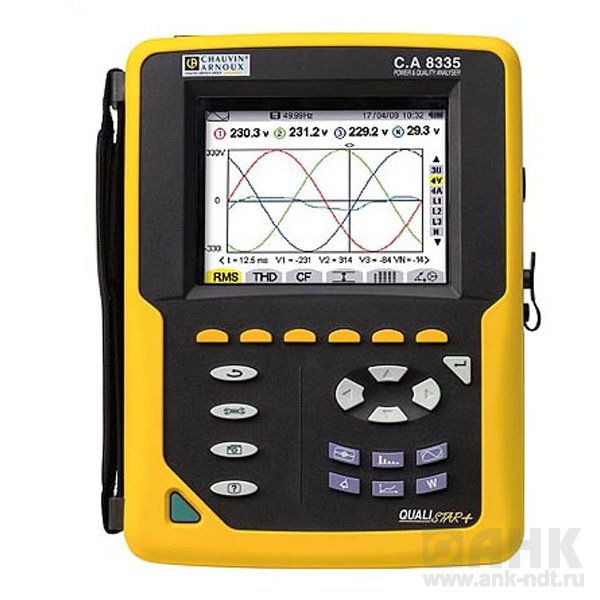 C.A 8335 QUALISTAR PLUS+C193 — анализатор параметров электросетей, качества и количества электроэнергии