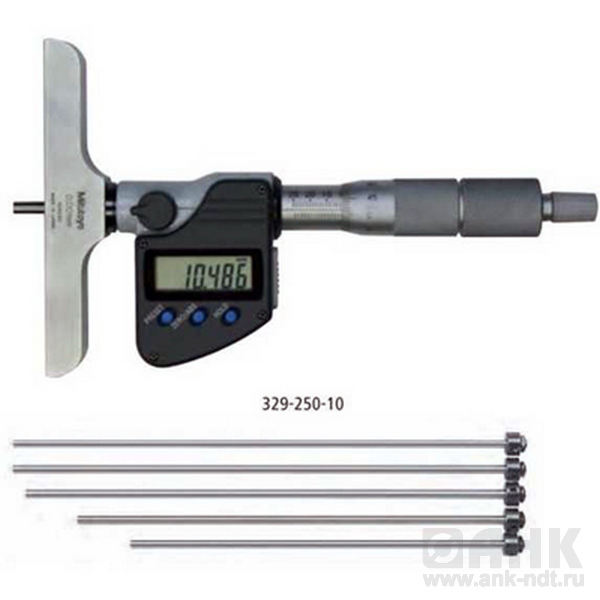 Глубиномеры микрометрические Digimatic со сменными стержнями