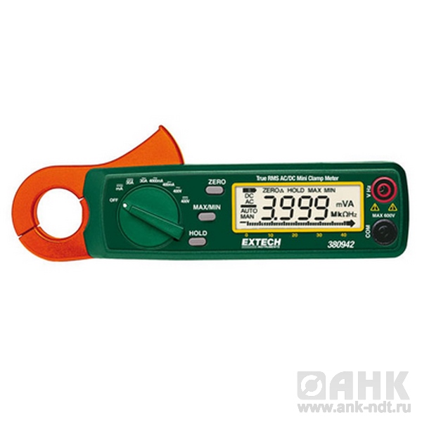 Токоизмерительные TRUE RMS мини клещи Extech 380942 на 30А