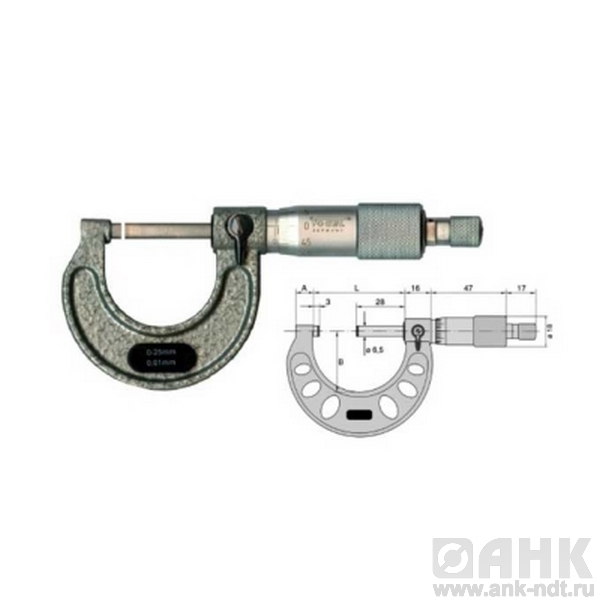 Микрометры Vogel облегченные