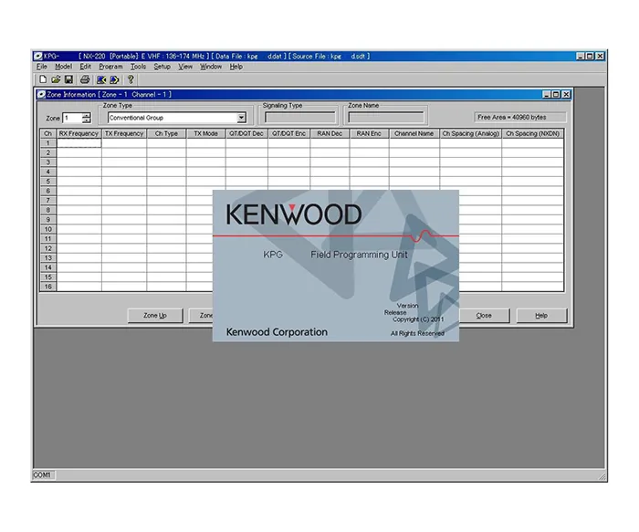Программное обеспечение Kenwood KPG-111DK