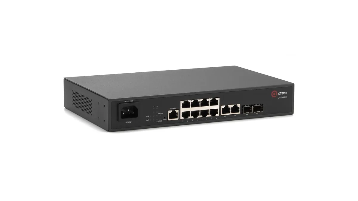 Управляемый коммутатор QTECH QSW-4610-10T-POE-AC