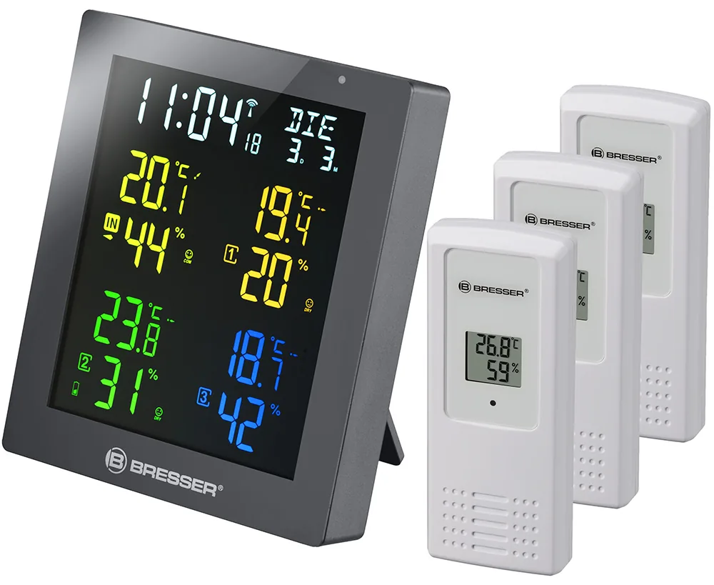 Гигрометр Bresser ClimaTemp Hygro Quadro