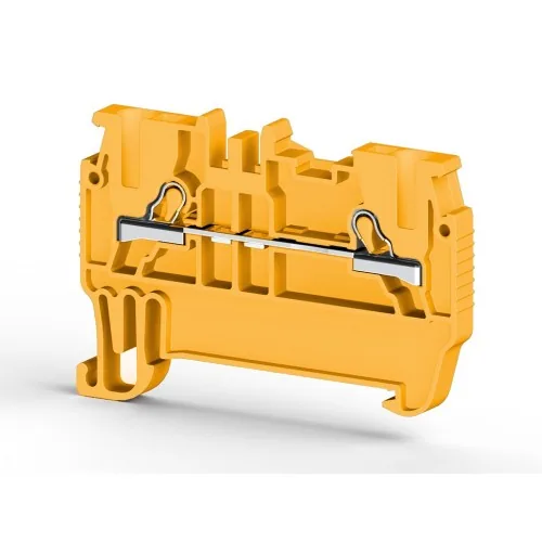 Клеммник пружинный быстрозажимной Push in, 1,5 мм.кв. жёлтый KLEMSAN PYK 1,5M 307013